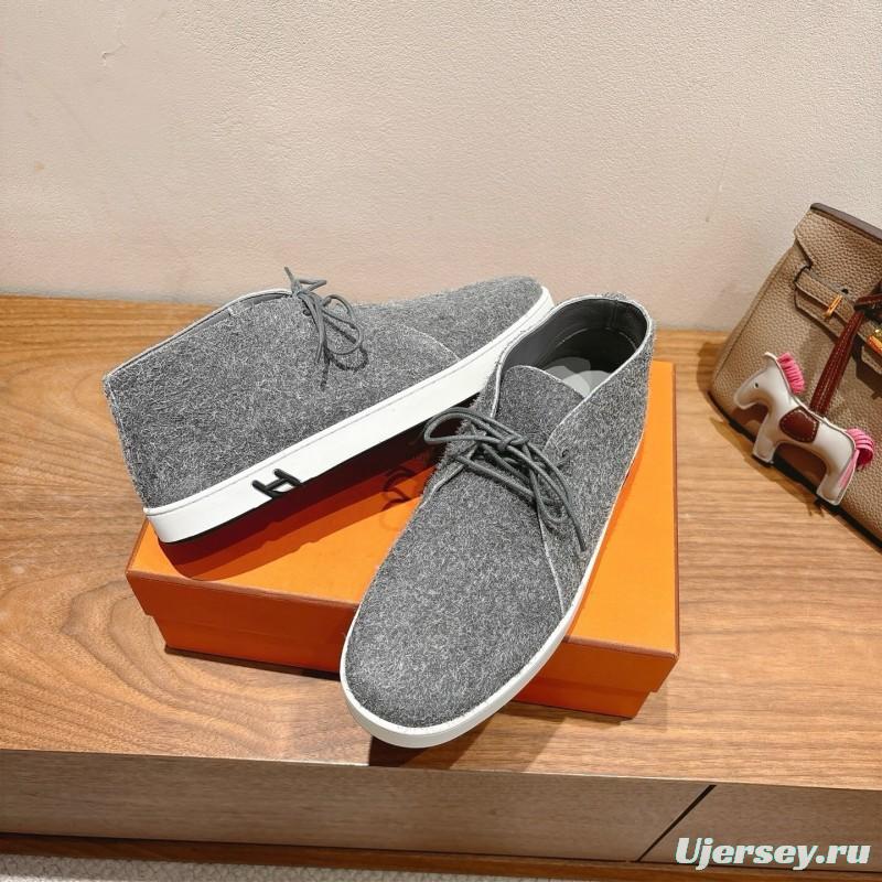 2025 Unisex H Grey Felt Boots AS00380