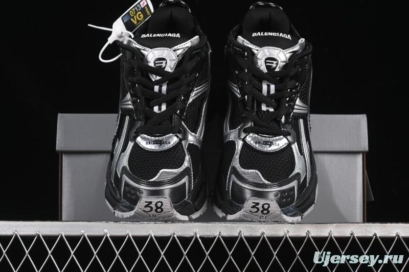 Balenciaga Runner Kith Four Color Retro Casual Shoes - W3RMU1100