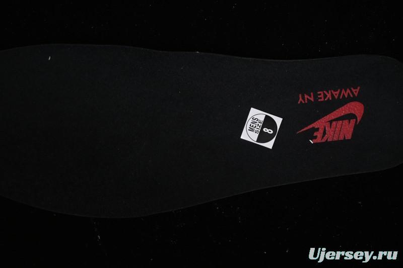 Awake NY Air Jordan 5 Retro Sneakers with Arctic Pink Colorway and Awake NY Logo Mesh - DV4982-600