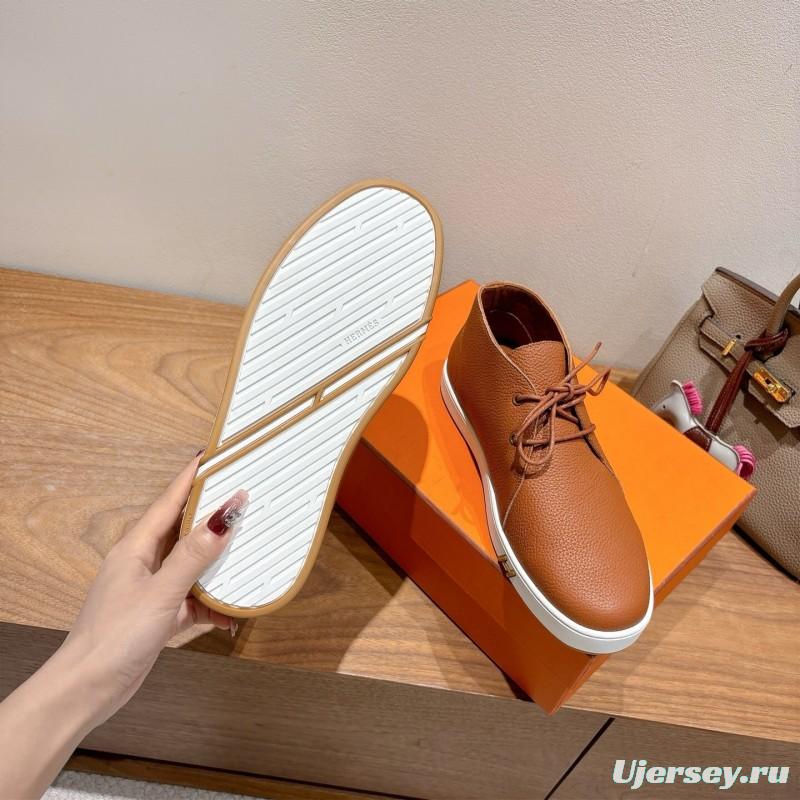 2025 Unisex H Brown Leather Classic Boots AS00380