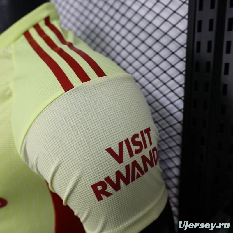 Player Version 25/26 Arsenal Home Yellow Goalkeeper Jersey