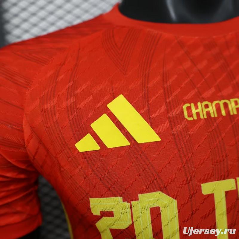 Player Version 25/26 Liverpool 20times Champions Jersey