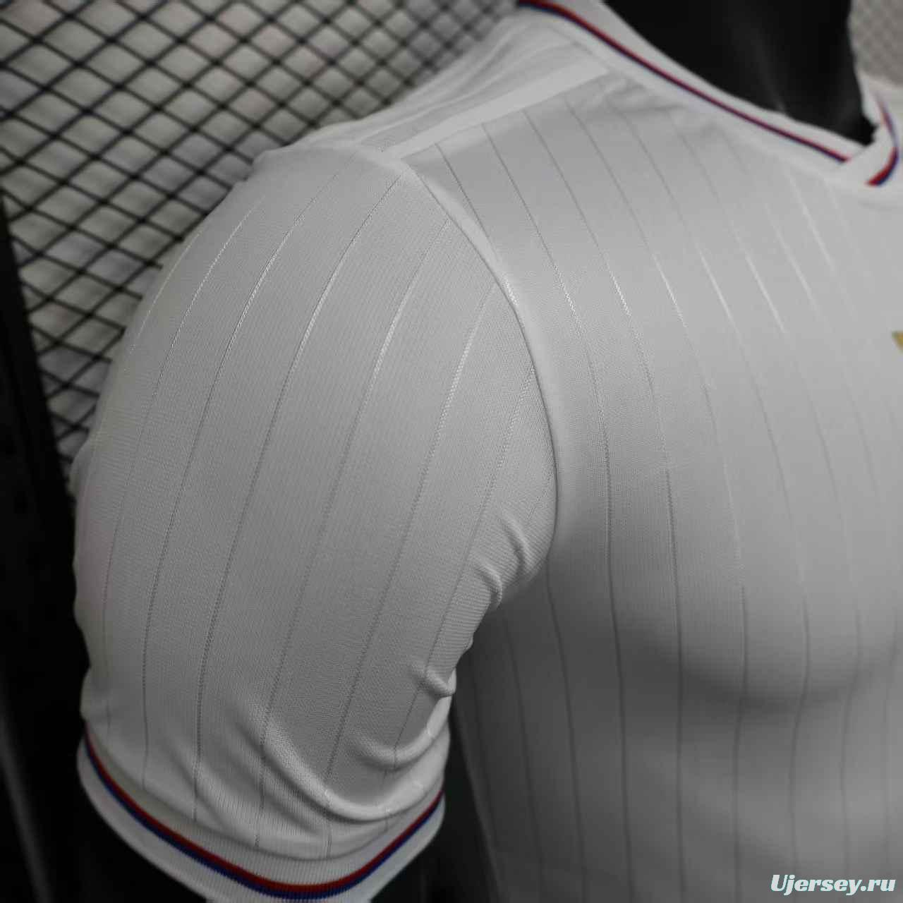 Player Version 25/26 Olympique Lyonnais Lyon White 50Th Anniversary Jersey