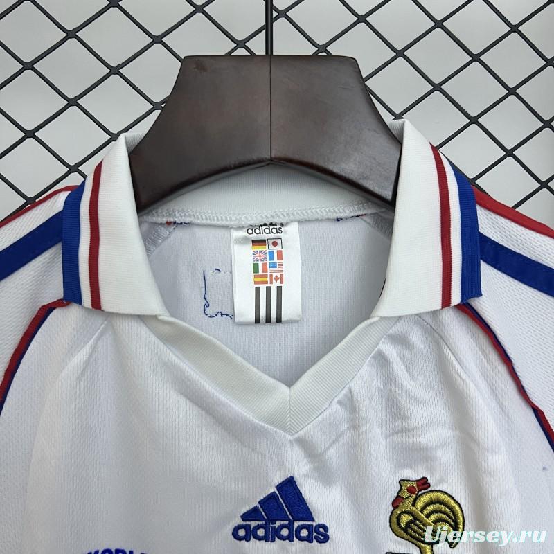 1998 Kids France Away Size 16-28 Jersey