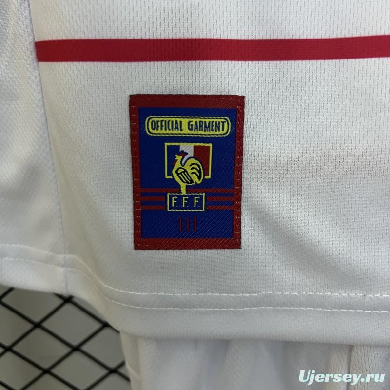 1998 Kids France Away Size 16-28 Jersey