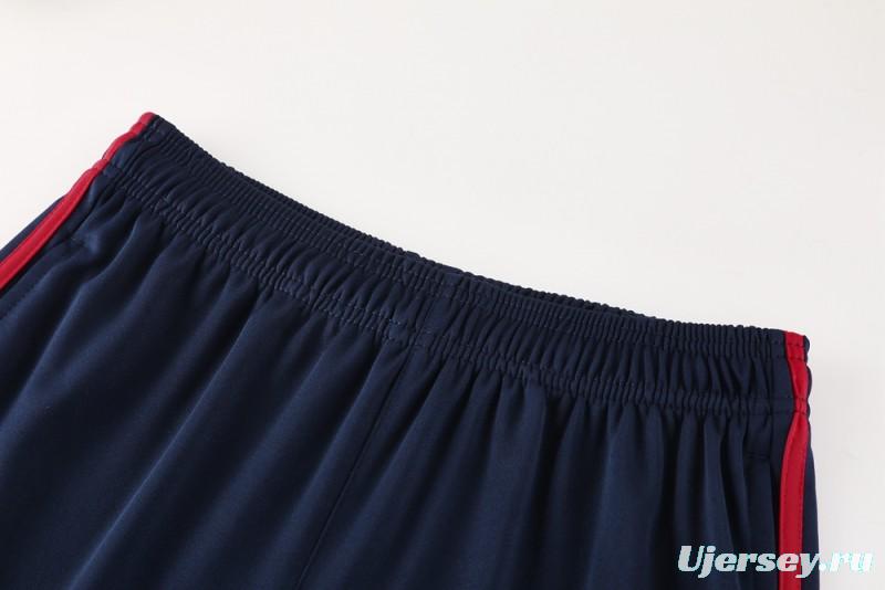 2025 Adidas Black/Red Short Sleeve Jersey+Shorts