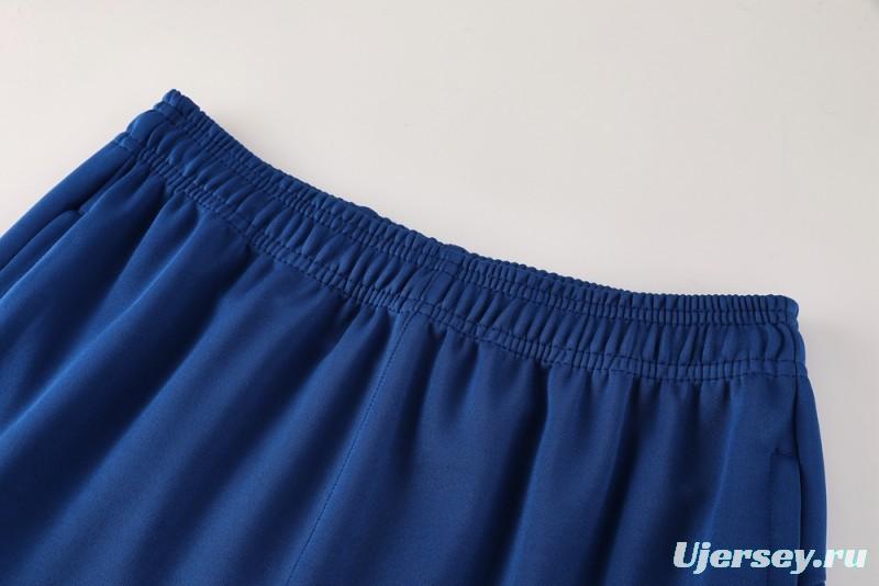 25/26 PSG Blue Full Hoodie Zipper Jacket +Long Pants