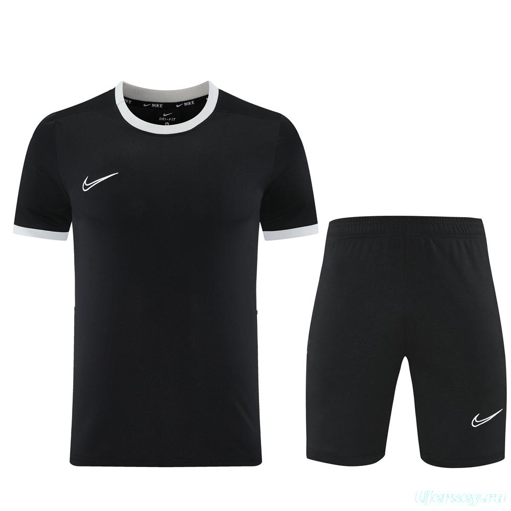 2025 NIKE Black Short Sleeve Jersey + Shorts