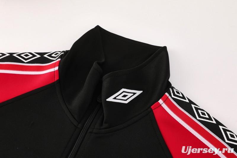 25/26 Manchester United UMBRO Vintage Full Zipper Jacket +Long Pants