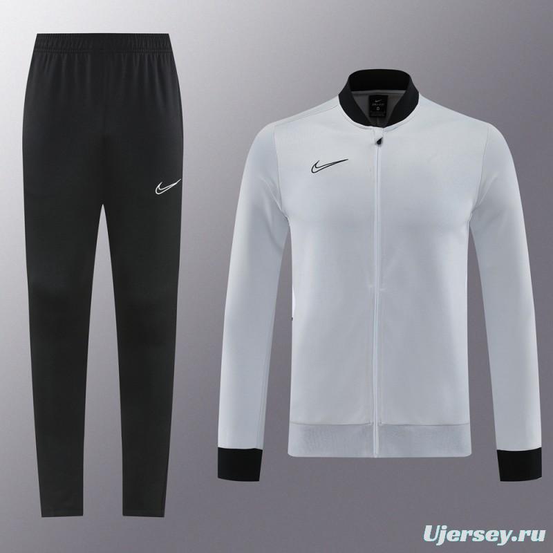2025 NIKE Grey Full Zipper Jacket + Long Pants