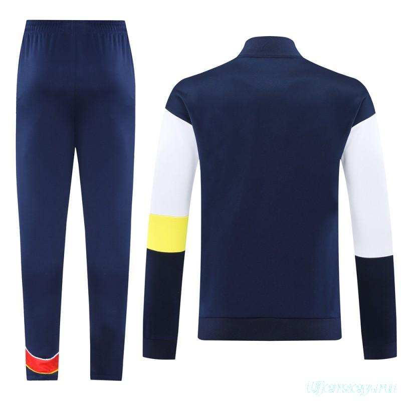 25/26 Arsenal Red/Navy Full Zipper Jacket +Long Pants
