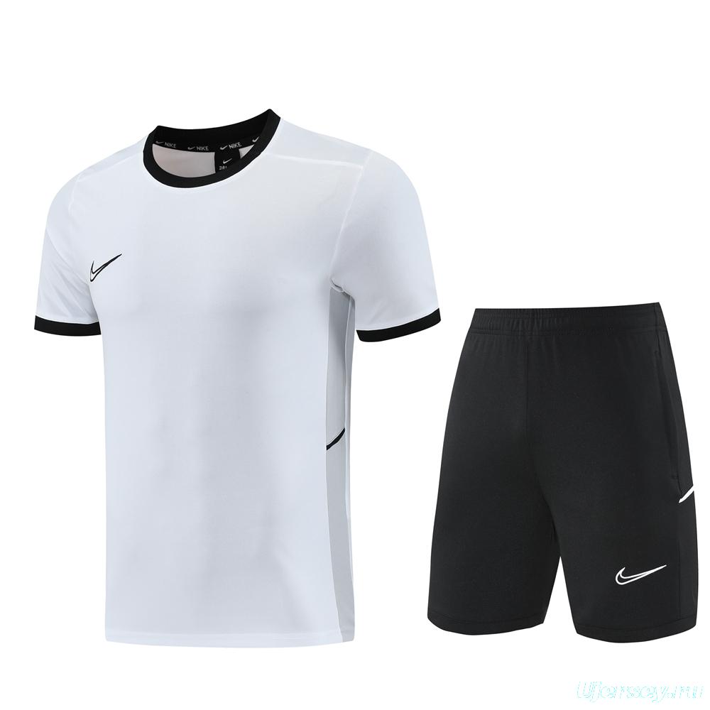 2025 NIKE White Short Sleeve Jersey + Shorts