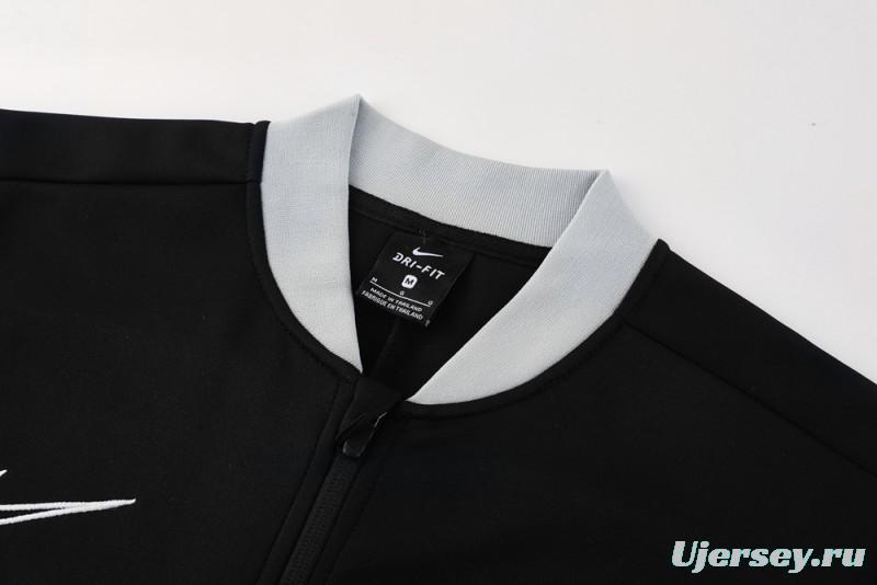 2025 NIKE Black Full Zipper Jacket + Long Pants