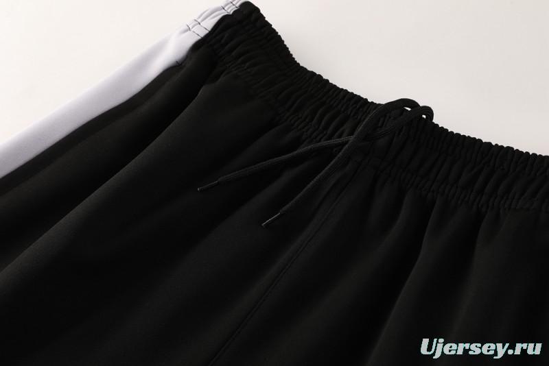 2025 Nike Grey/Black Full Hoodie Zipper Jacket +Long Pants