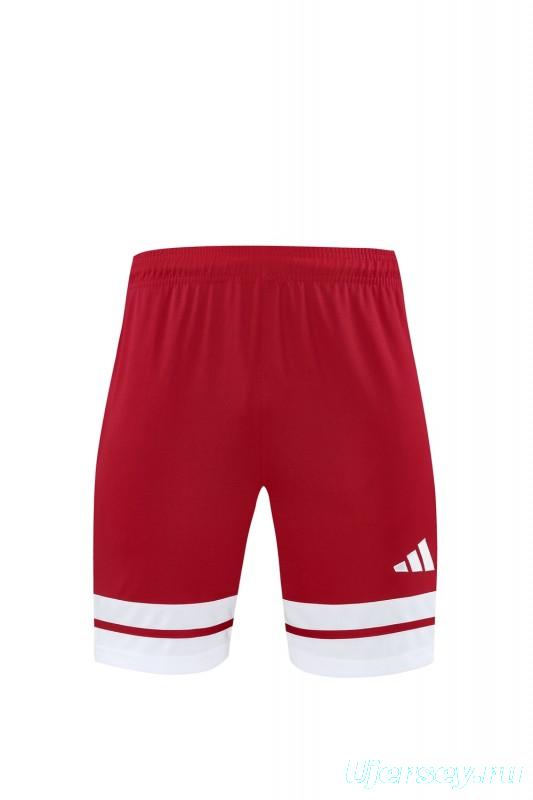 2025 Adidas Red Short Sleeve Jersey+Shorts