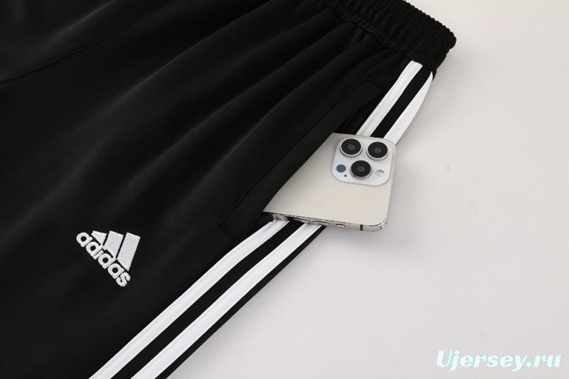 2025 Adidas Orange/Black Full Zipper Jacket +Long Pants