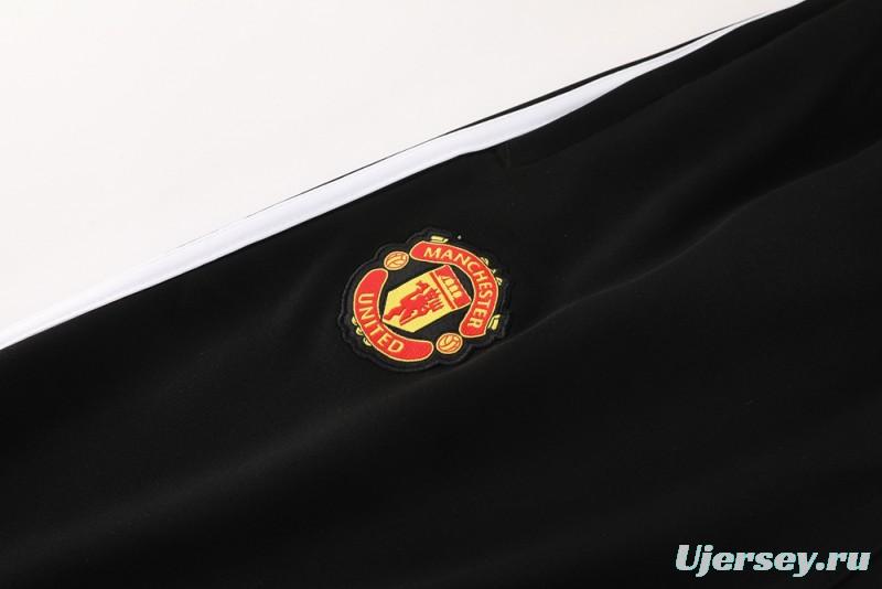 25/26 Manchester United Blue Full Zipper Jacket +Long Pants