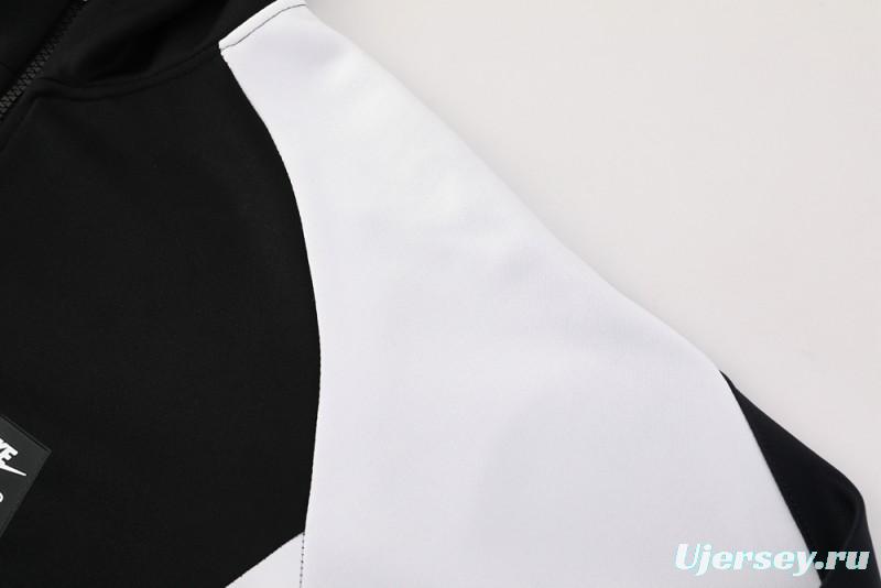 2025 NIKE Black/White Full Zipper Jacket +Long Pants