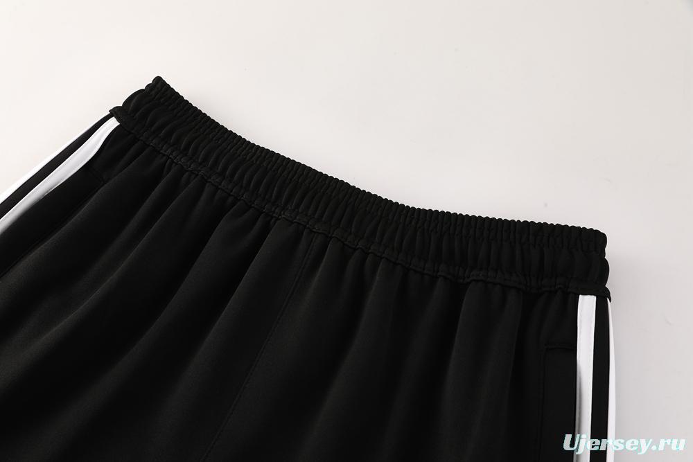 2025 Adidas Black/Grey Full Zipper Jacket +Long Pants