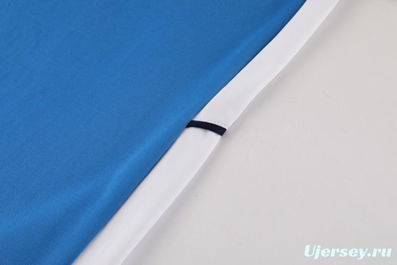 2025 Adidas Blue Short Sleeve Jersey+Shorts