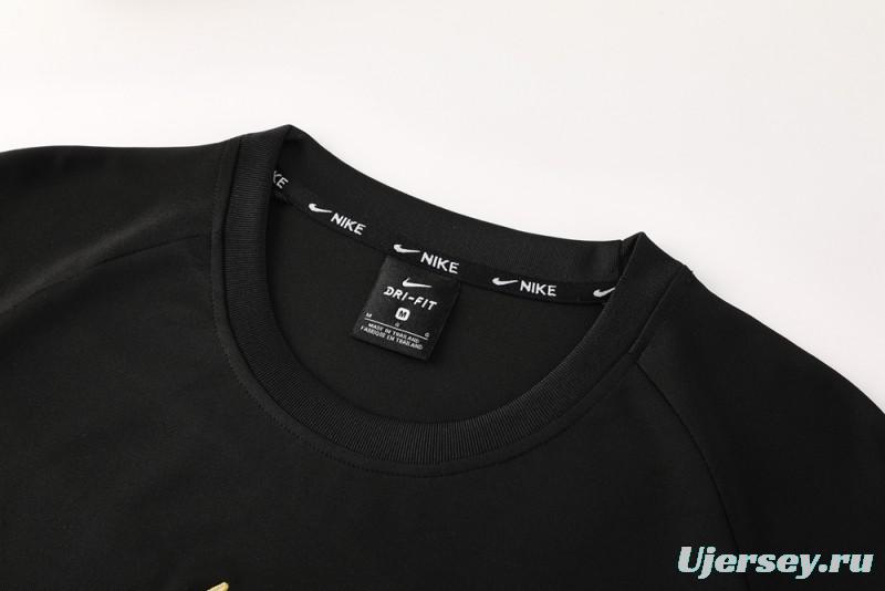 25/26 Nike Black Short Sleeve Jersey+Shorts