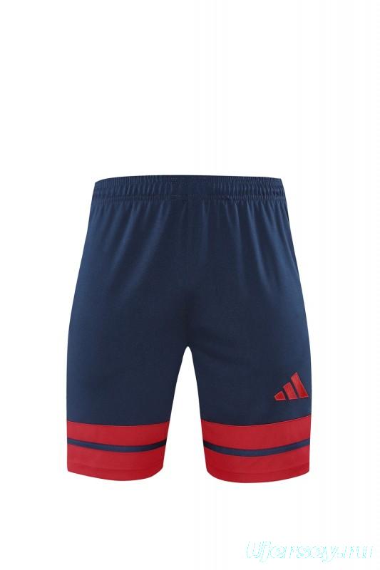 2025 Adidas Black/Red Short Sleeve Jersey+Shorts