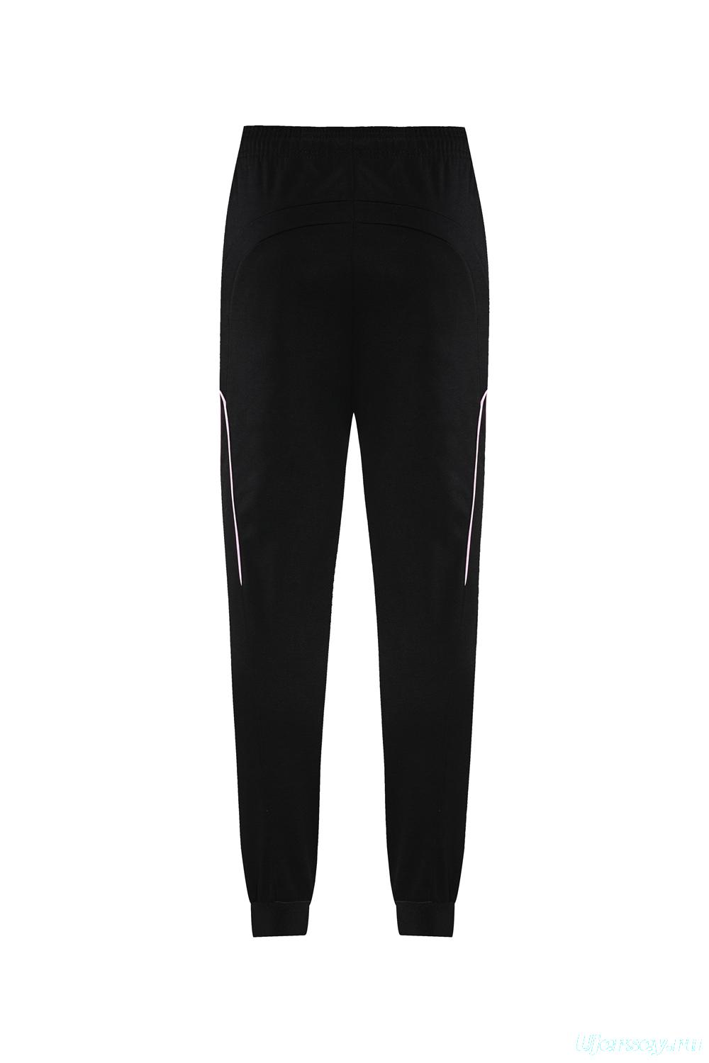 2025 Inter Miami Black Full Hoodie Zipper Jacket +Long Pants