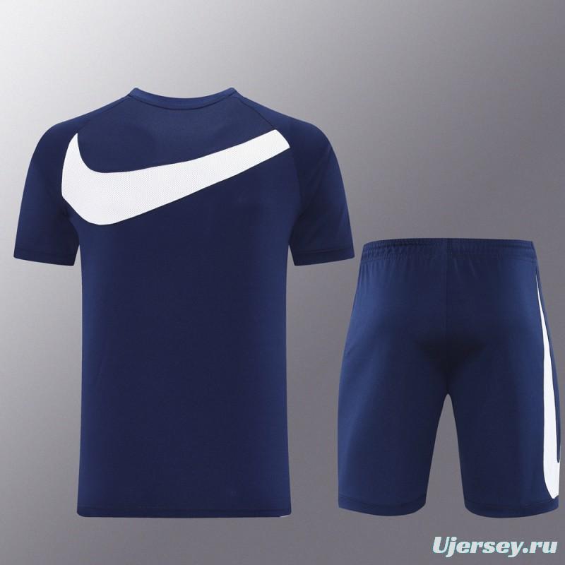 25/26 Nike Navy Short Sleeve Jersey+Shorts