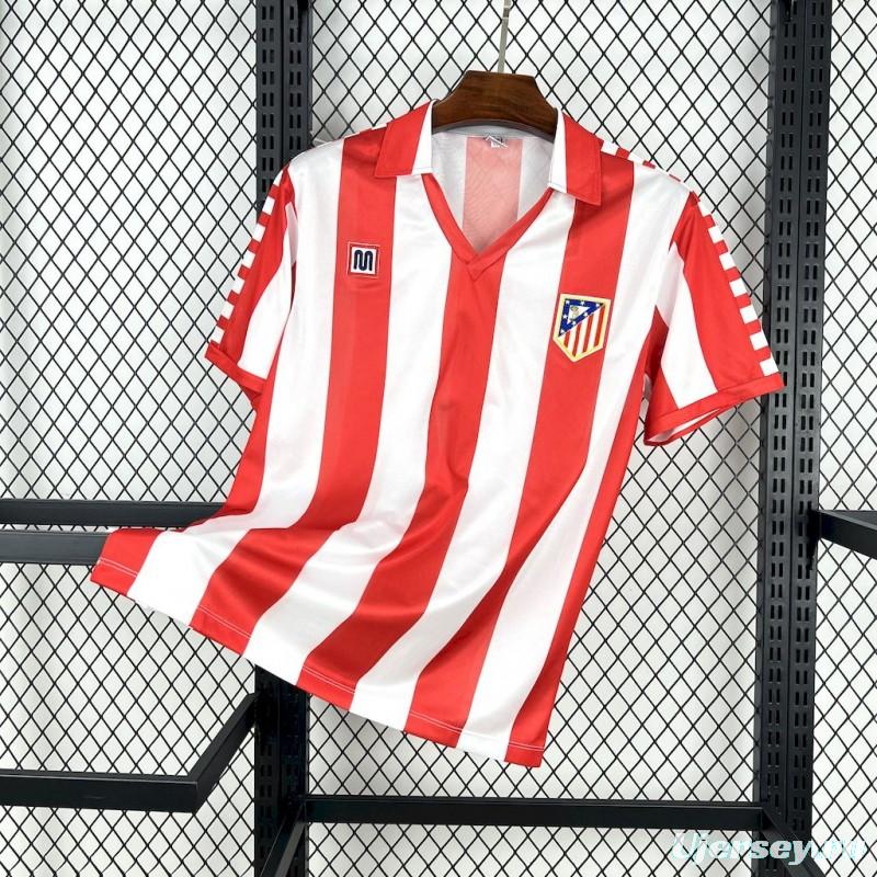1982/83 Atletico Madrid Home Retro Jersey