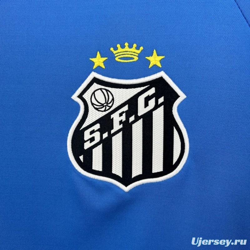 2025/26 Santos Blue Goalkeeper Jersey