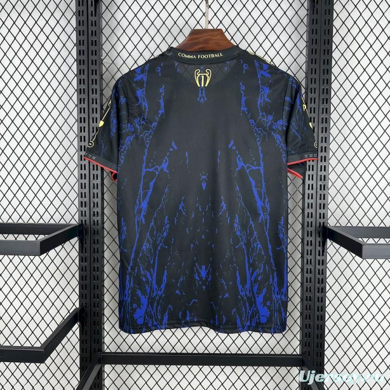 2025/26 Paris Saint-Germain (CAMPEONES DE EUROPA) Red And Blue Jersey