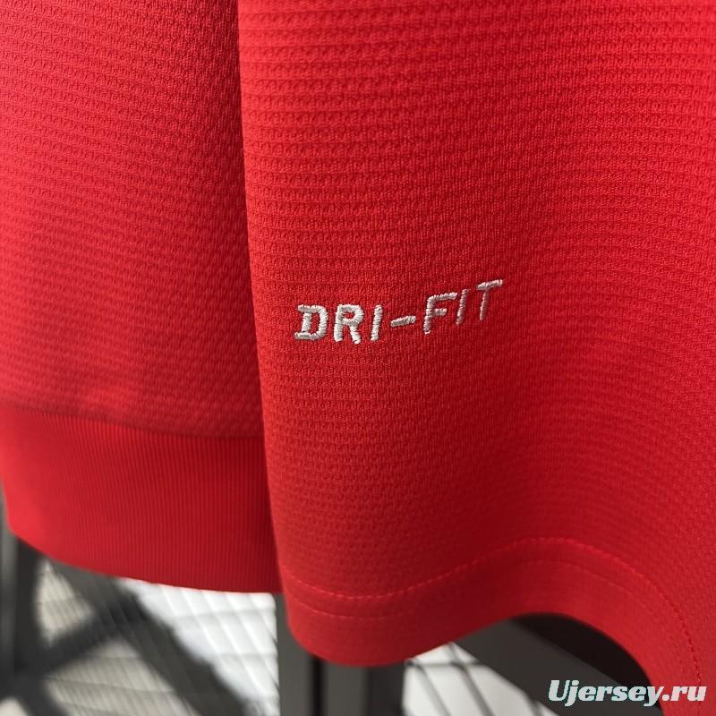 13/14 Retro Long Sleeve Manchester United Home Jersey