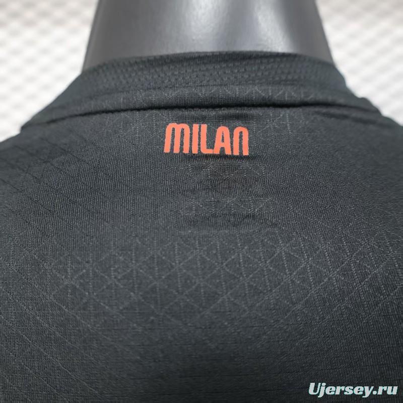 Player Version 25/26 AC Milan Home Long Sleeve Jersey