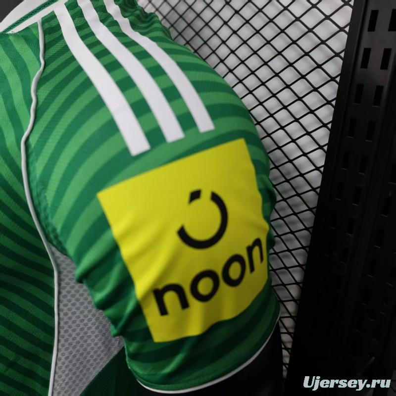 Player Version 25/26 Newcastle United Away Green Jersey