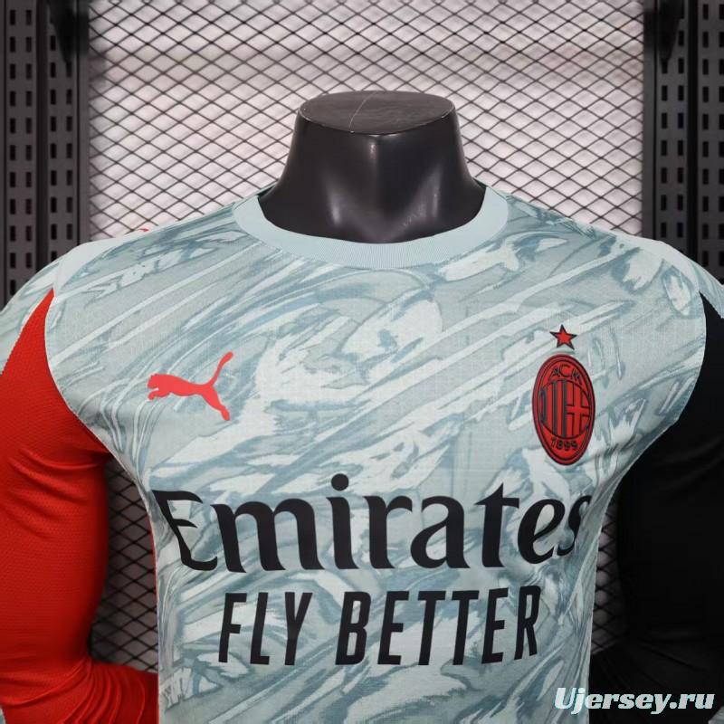 25/26 Player Version AC Milan Home Goalkeeper Long Sleeve Jersey