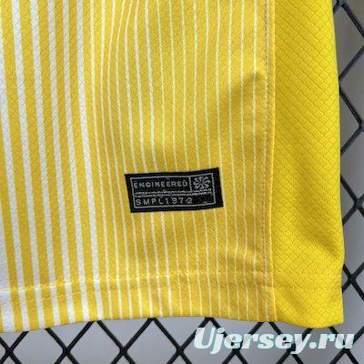 2025/26 Kids Atletico Madrid Yellow Goalkeeper Jersey