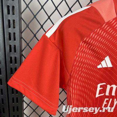 2025/26 Kids Real Madrid Orange Color Goalkeeper Red Jersey