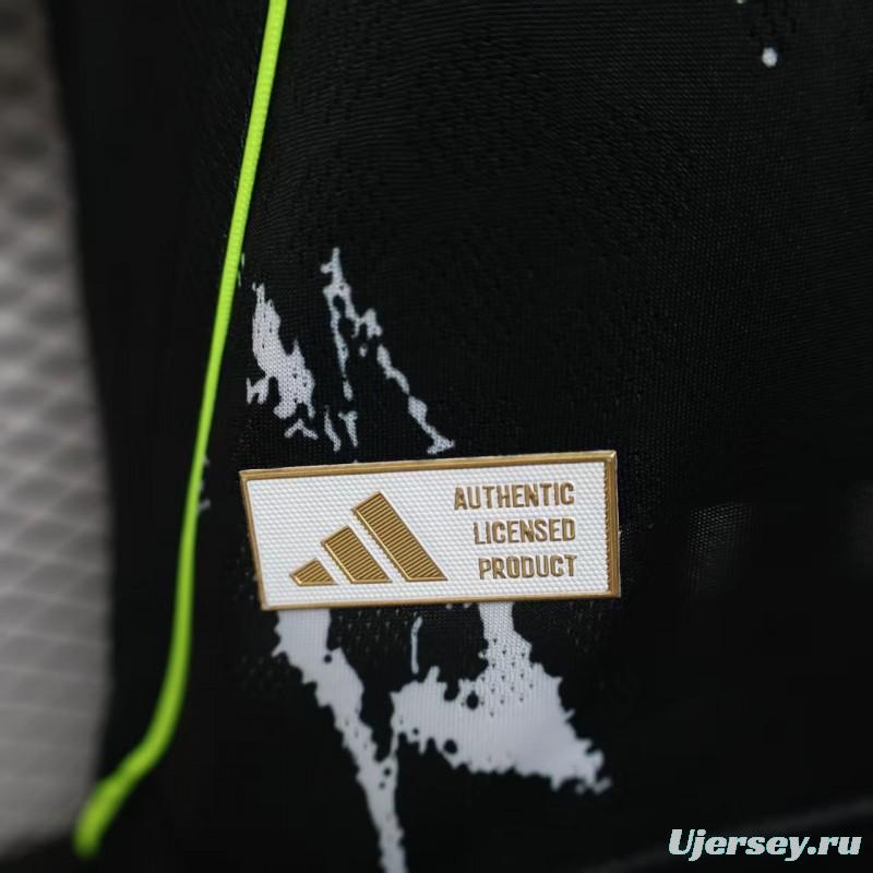 Player Version 25/26 Al Ahly FC Away Black Jersey