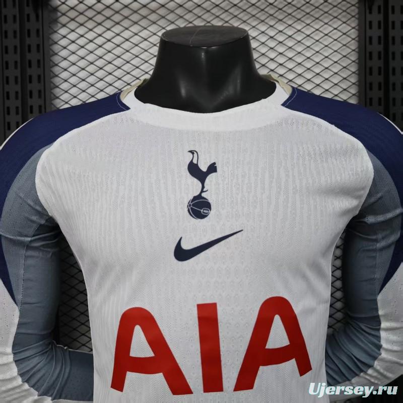 Player Version 25/26 Tottenham Hotspur Home Long Sleeve Jersey