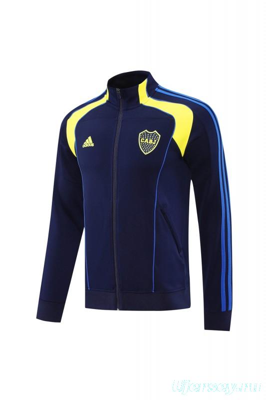 25/26 Boca Juniors Navy Full Zipper Jacket + Long Pants