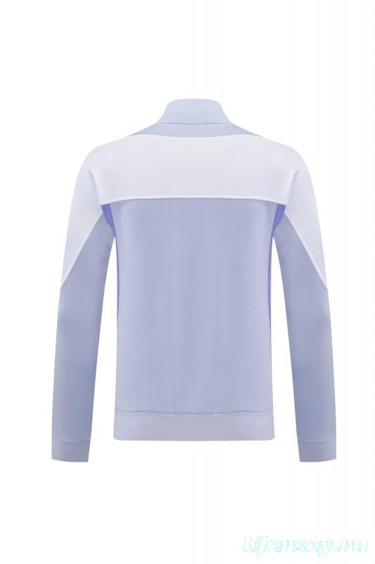 2025 NIKE Purple Full Zipper Jacket + Long Pants