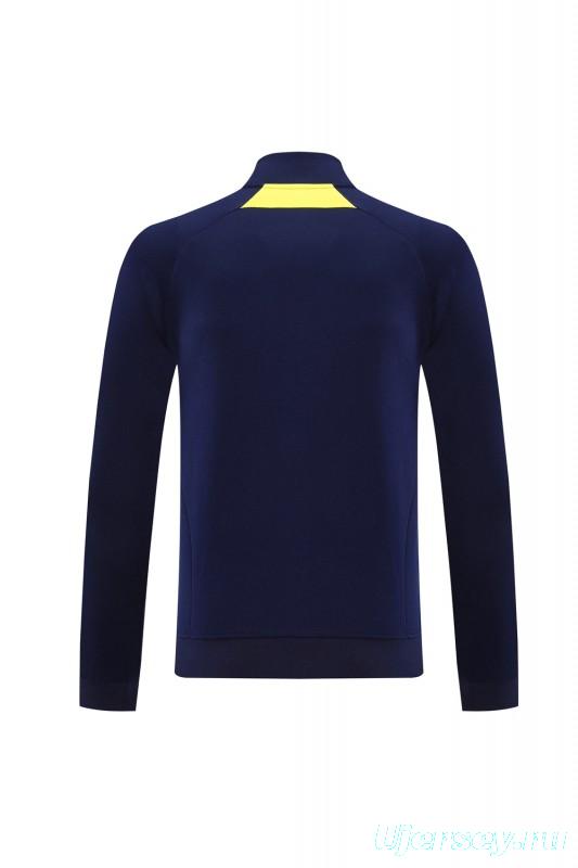 25/26 Boca Juniors Navy Full Zipper Jacket + Long Pants