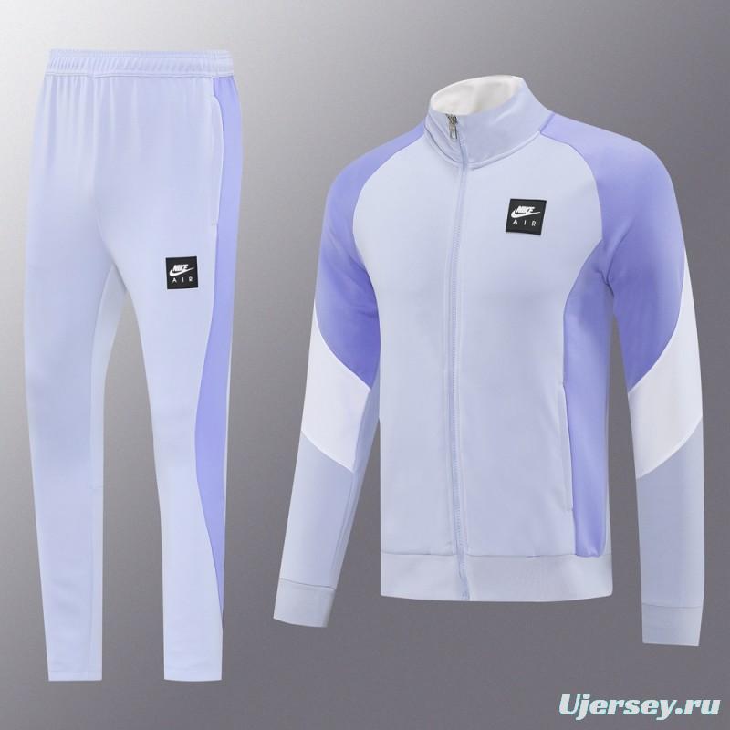 2025 NIKE Purple Full Zipper Jacket + Long Pants