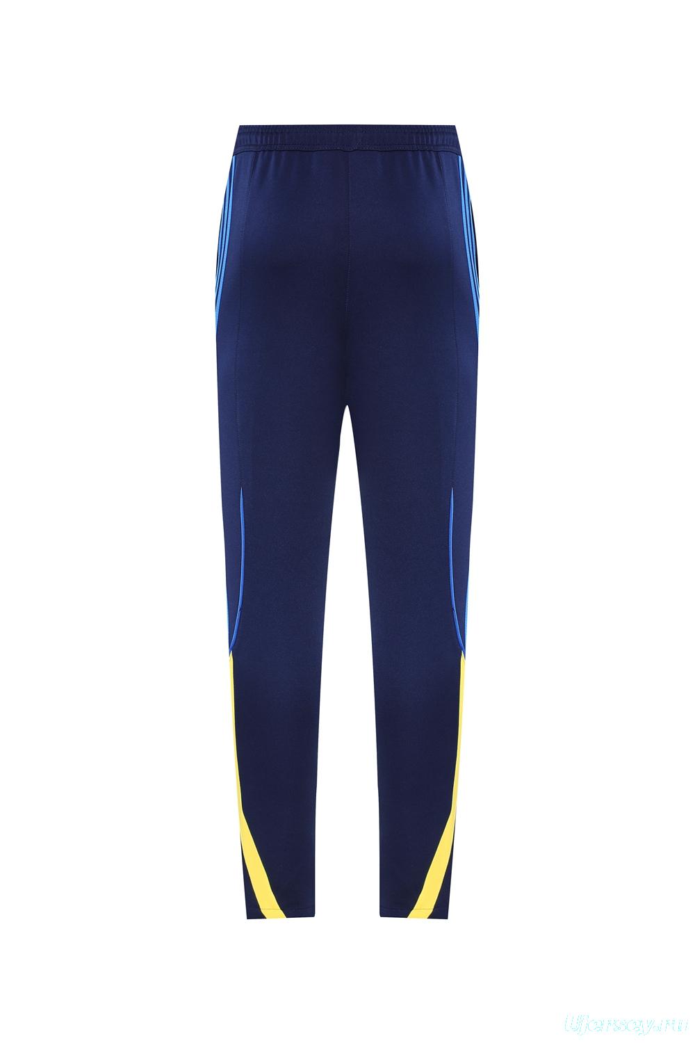 25/26 Boca Juniors Navy Full Zipper Jacket + Long Pants