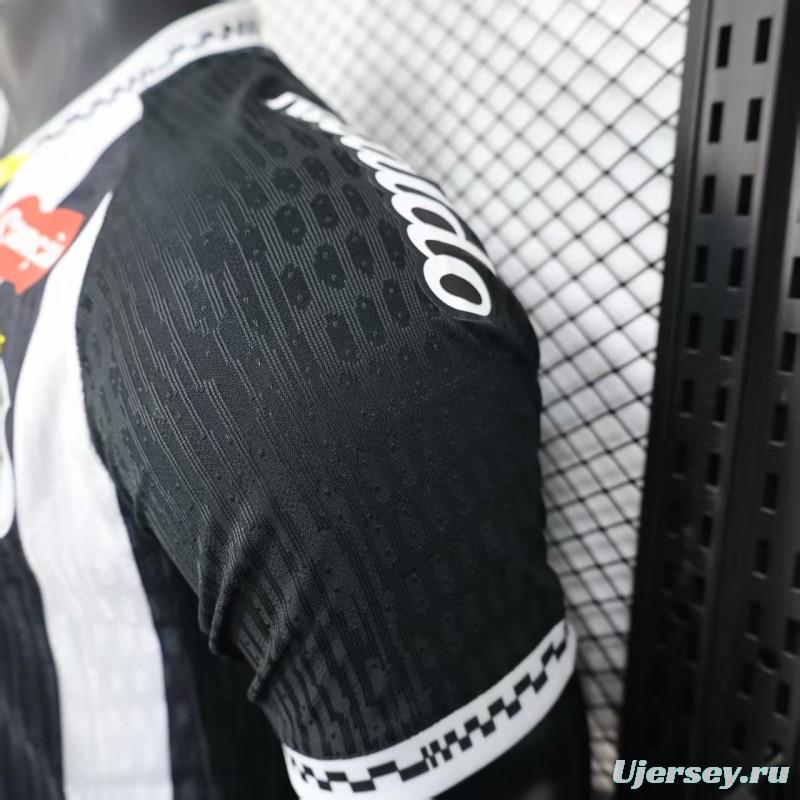 Player Version 25/26 Santos Away Jersey With Full Sponsors