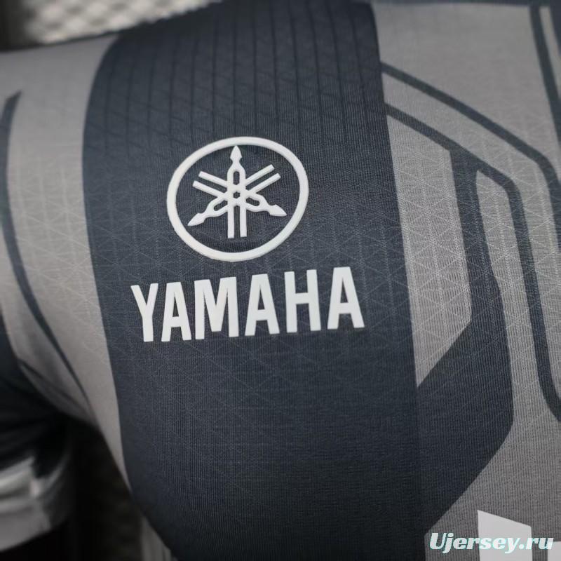 Player Version 25/26 Olympique de Marseille Grey with Geometric Stripes Jersey