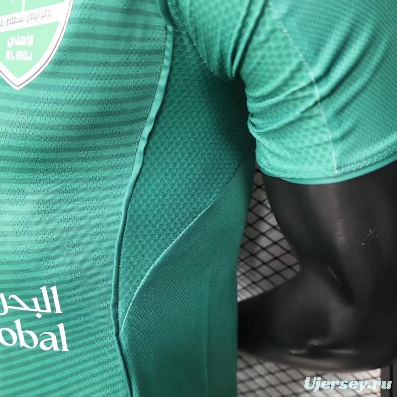 Player Version 25/26 Al-Ahli Away Green Jersey