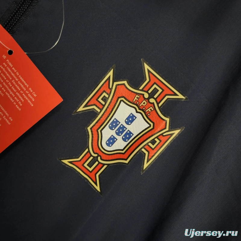 2025 Portugal Jacket Navy Windbreaker
