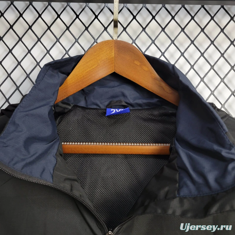 25/26 Newcastle United Jacket Black Windbreaker