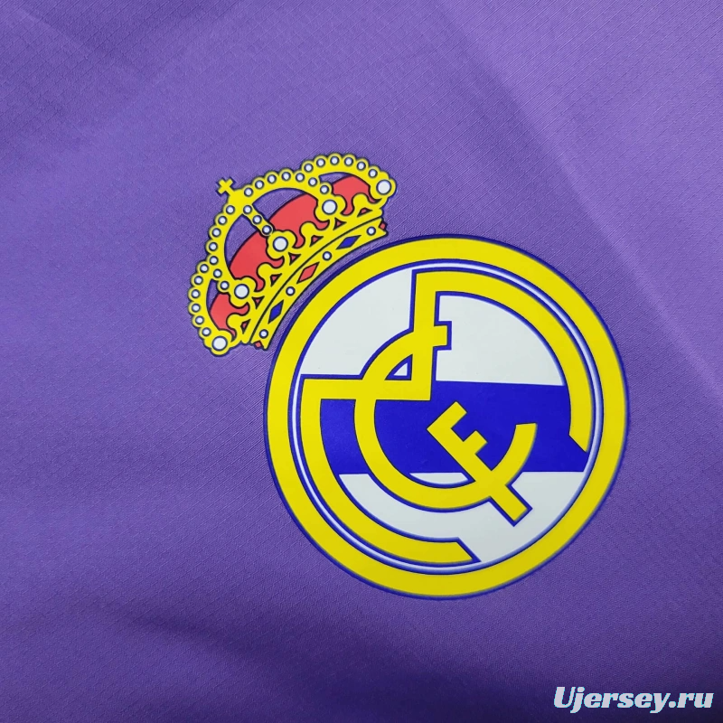 25/26 Real Madrid Jacket Black/Purple Windbreaker